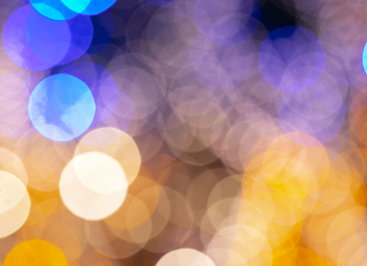 Bokeh z Ogrągłymi Błyskami