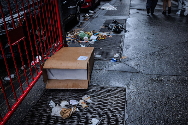 Śmieci na ulicy