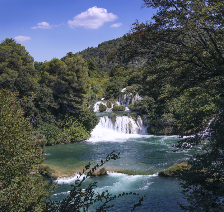 Wodospady w Parku Narodowym Krka