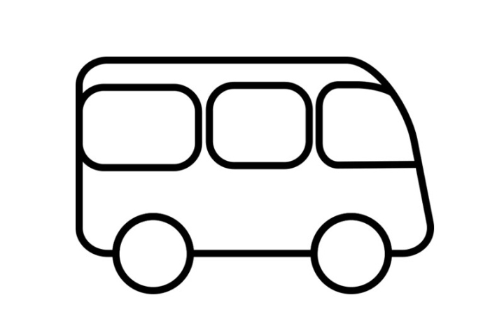 Autobus Ikona - symbol graficzny