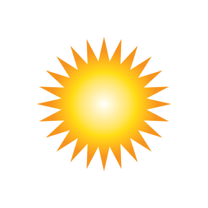Słońce, wektor, darmowa ikona
