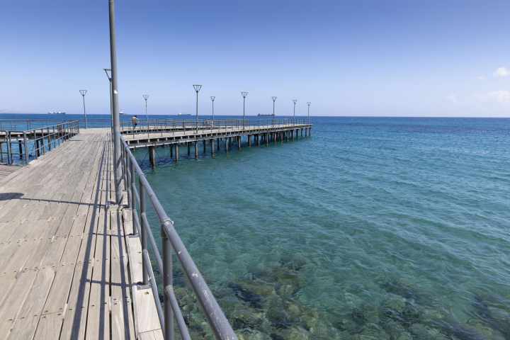 Drewniane Molo w Limassol