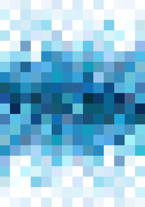 Niebieskie Piksele - Tło z Kwadratami