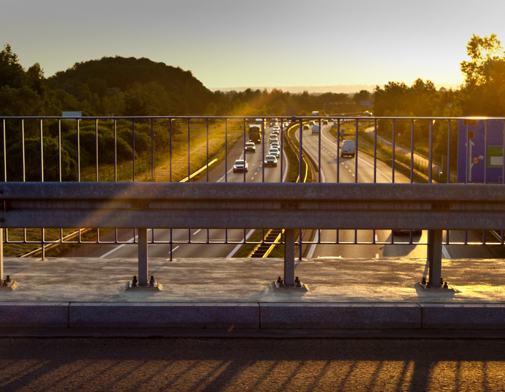 Słońce Na Autostradzie