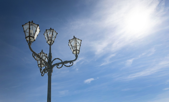 Zabytkowa Latarnia Uliczna