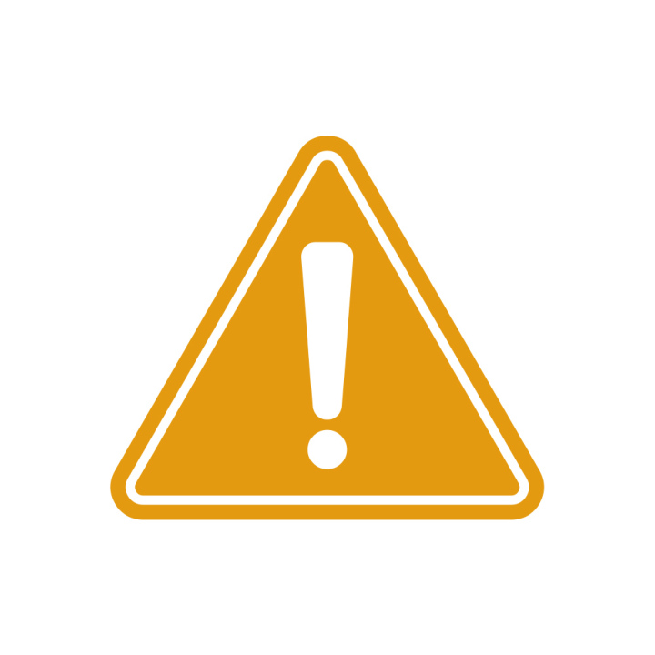 Trójkąt Ostrzegawczy - ikona, wektor