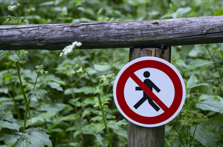 Zakaz Wstępu - znak