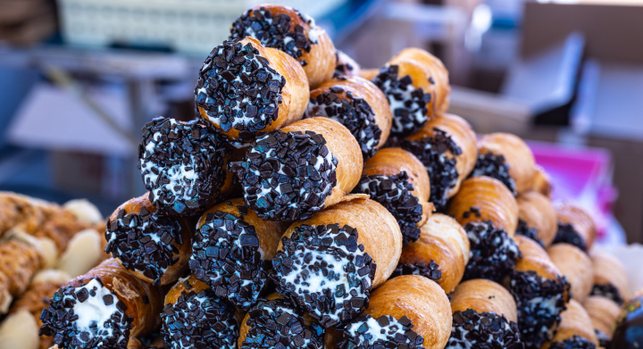 Ciastka nadziewane kremem