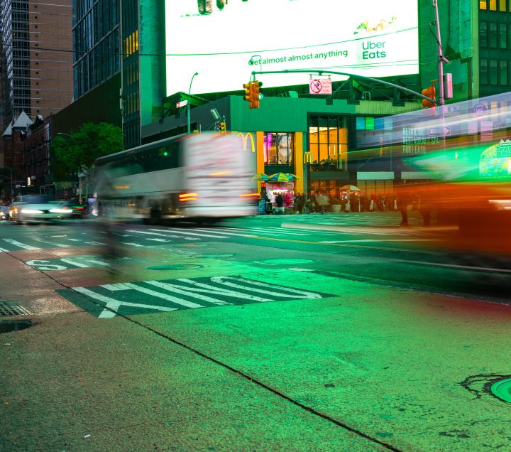 Ruch Uliczny w Nowym Jorku