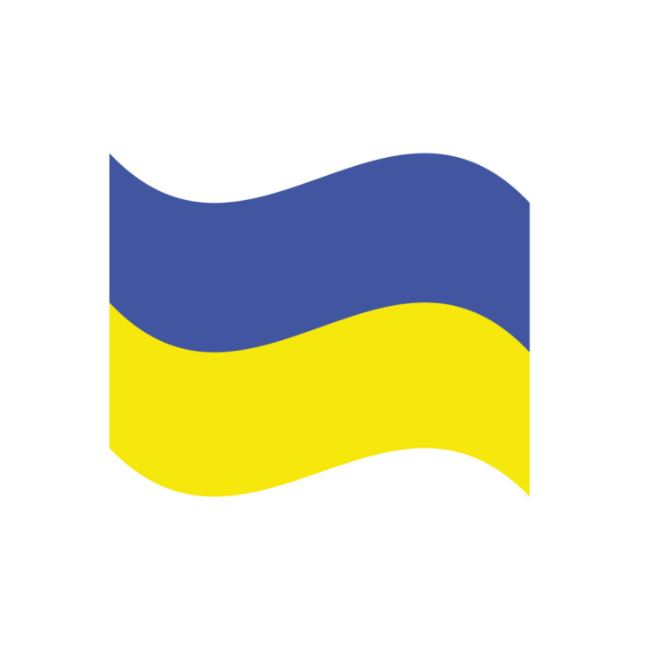 Ukraina, flaga, wektor