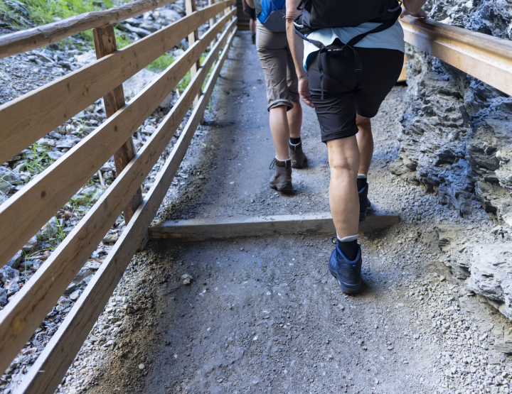 Turyści na Górskim Szlaku