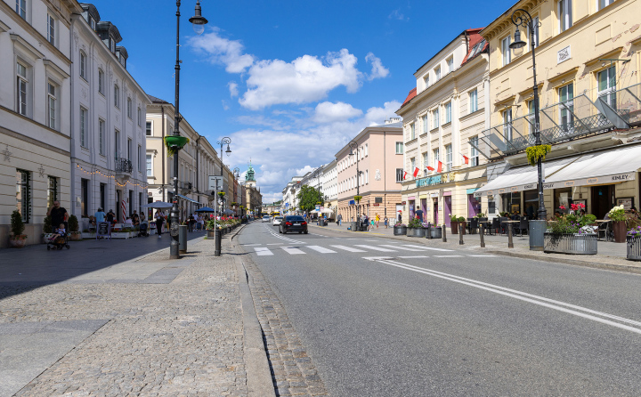 Krakowskie Przedmieście w Warszawie