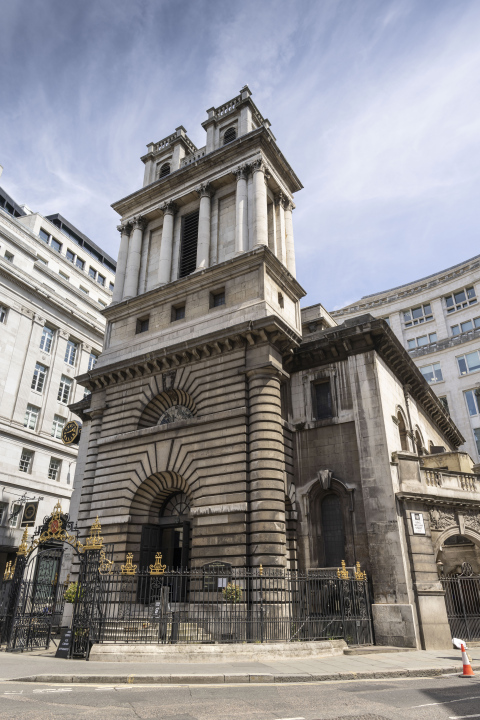 Kościół w Londynie - St Mary Woolnoth