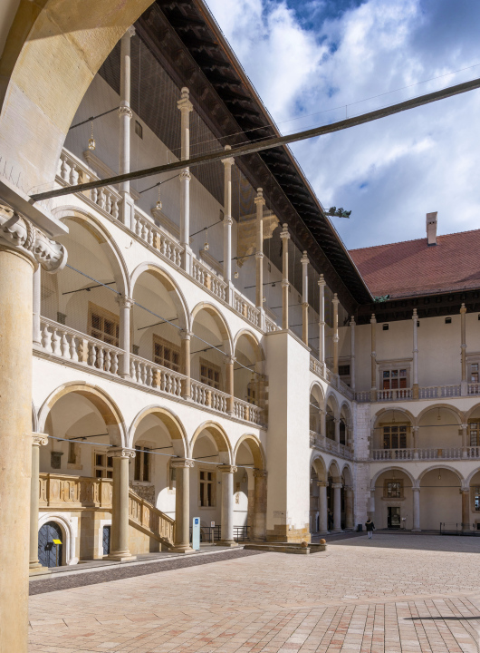 Dziedziniec Zamku Królewskiego na Wawelu