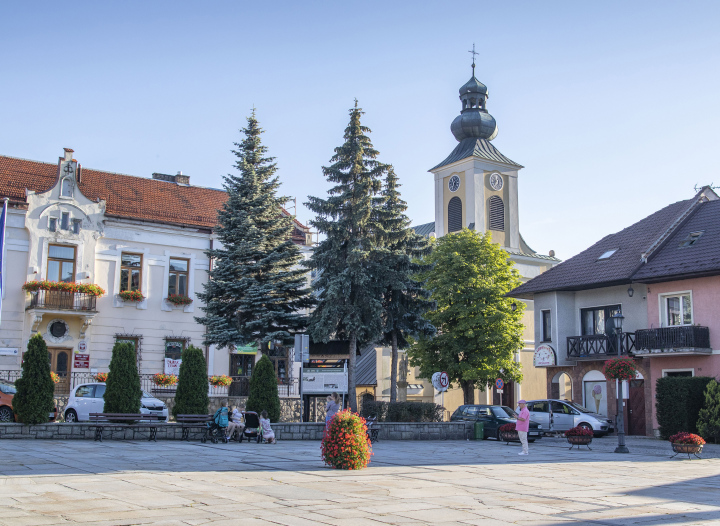 Rynek w Tymbarku