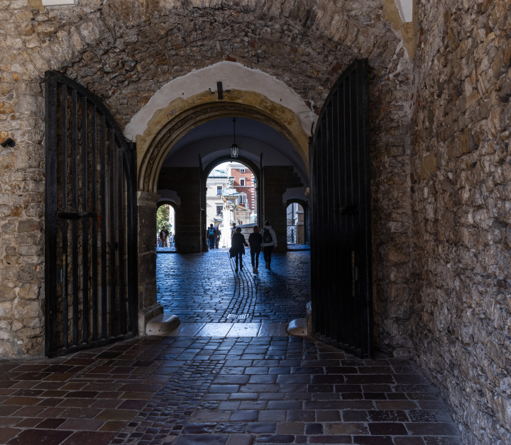 Brama Wejściowa na Dziedziniec Wawelski w Krakowie