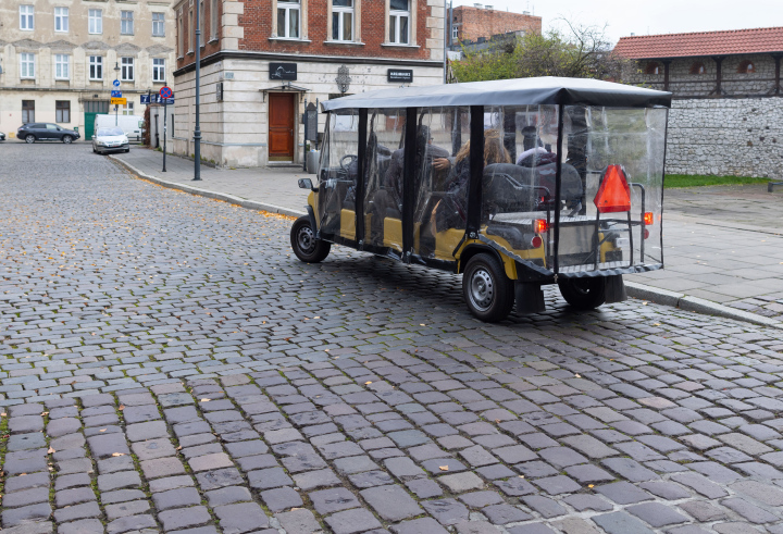 Kraków Kaziemierz, zwiedzanie miasta pojazdem elektrycznym