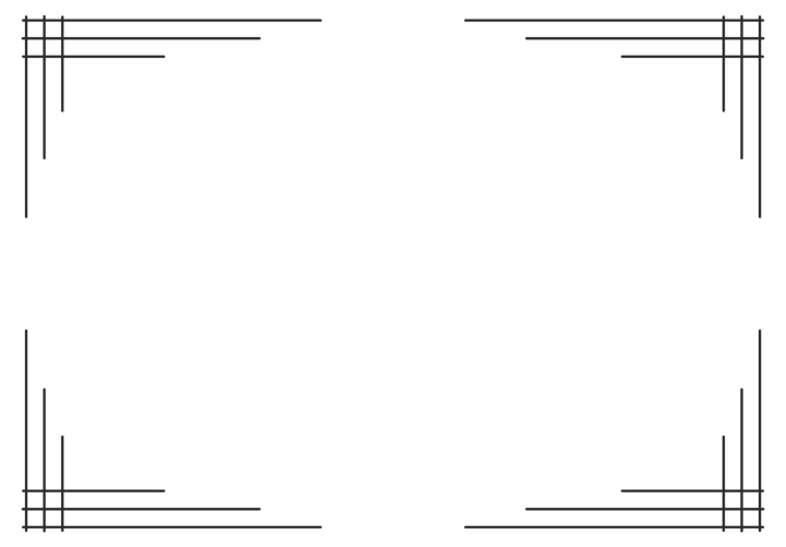 Ramka wektorowa - linie