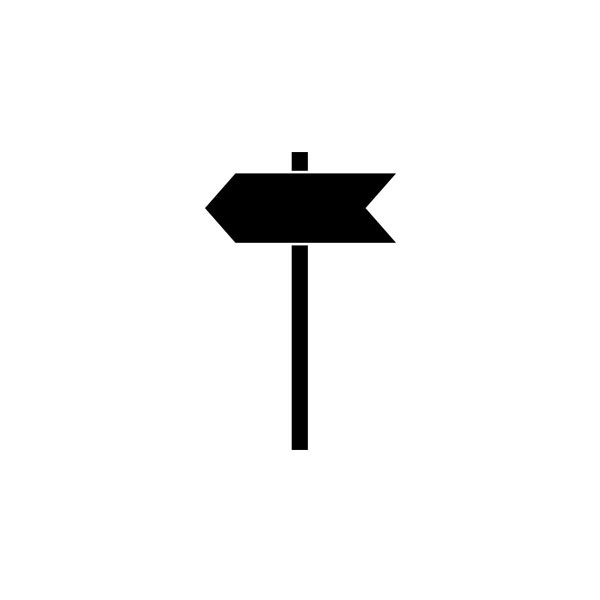 Drogowskaz, kierunek ikona